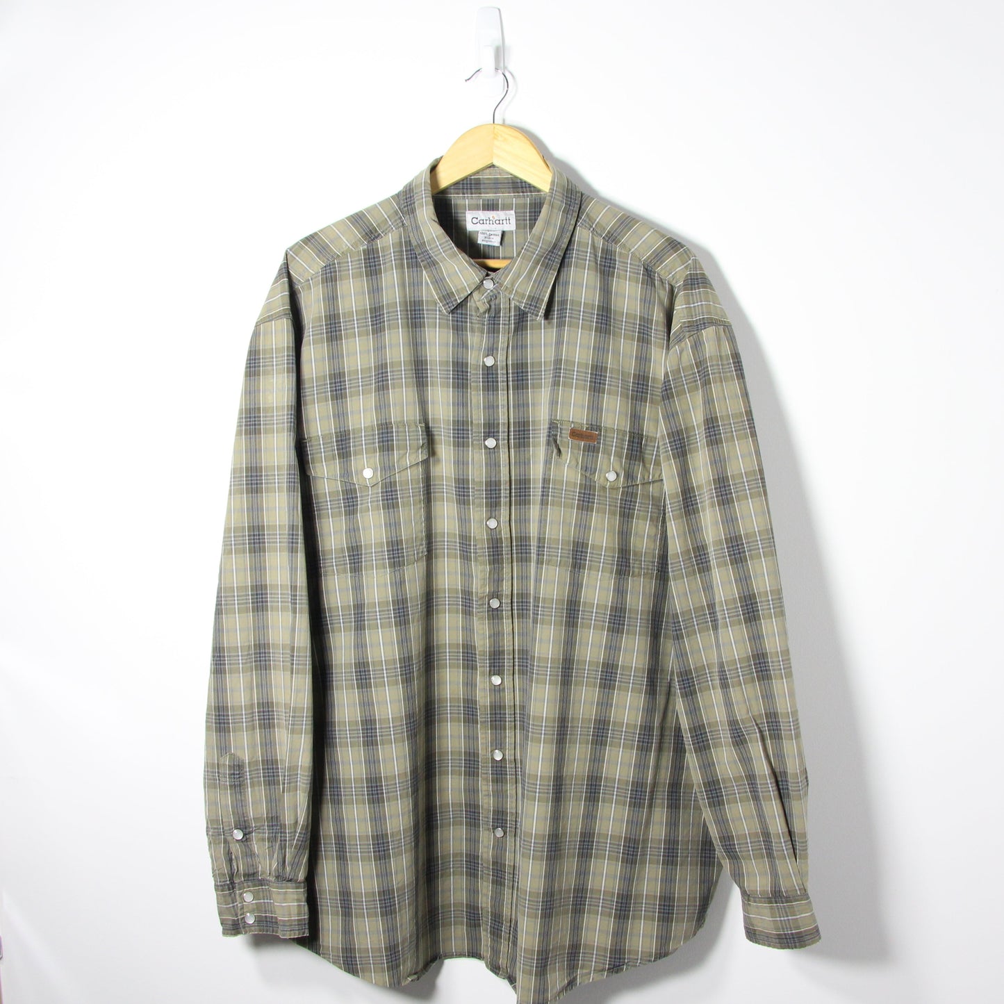 Vintage Carhartt Long Sleeve Button Up - XXL