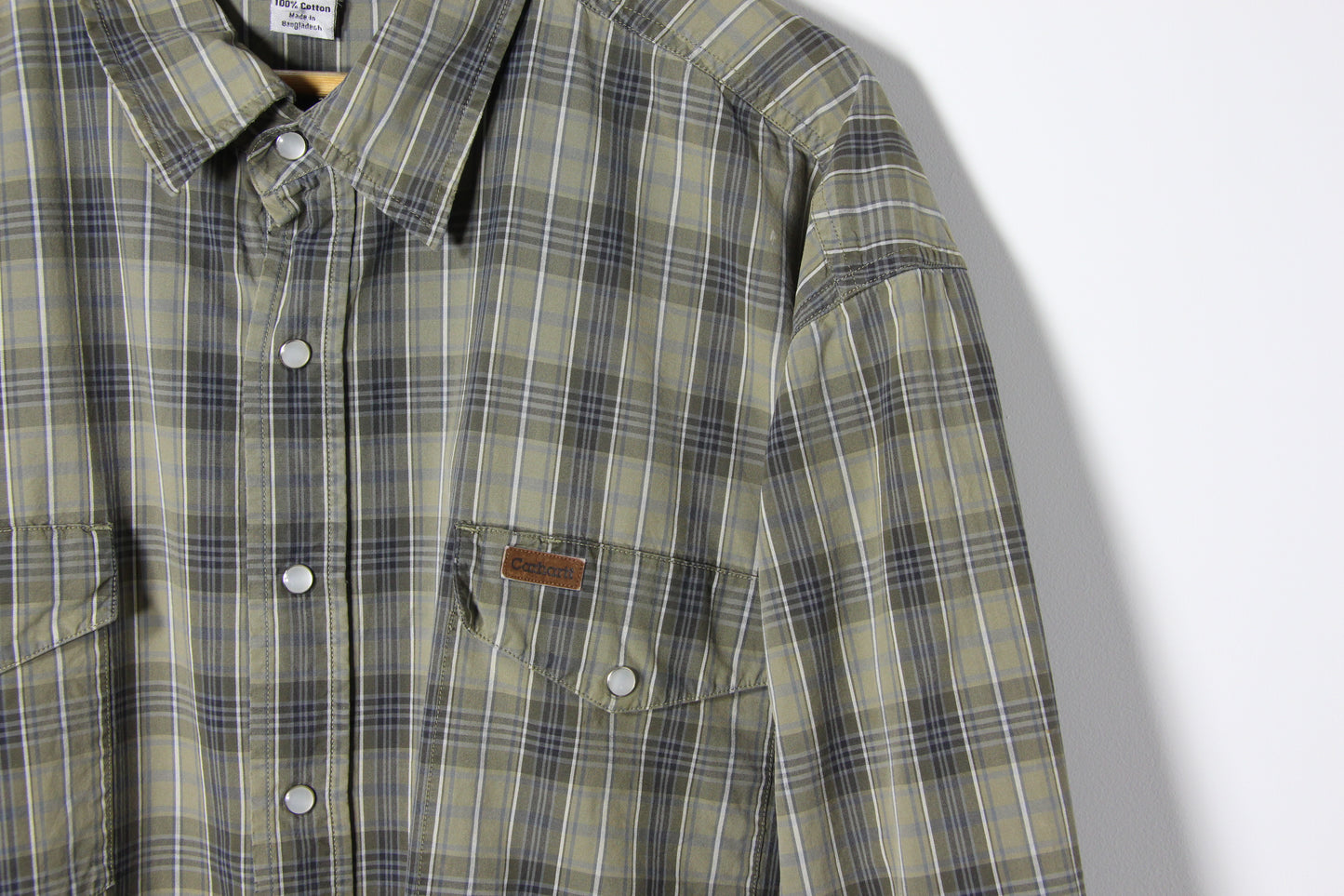 Vintage Carhartt Long Sleeve Button Up - XXL