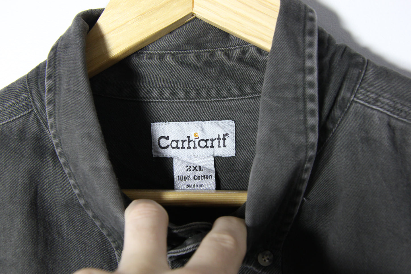 Vintage Carhartt Long Sleeve Button Up - XXL