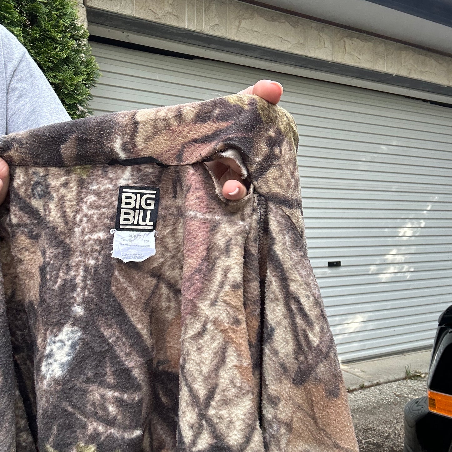 Vintage Big Bill Camo Fleece - XL