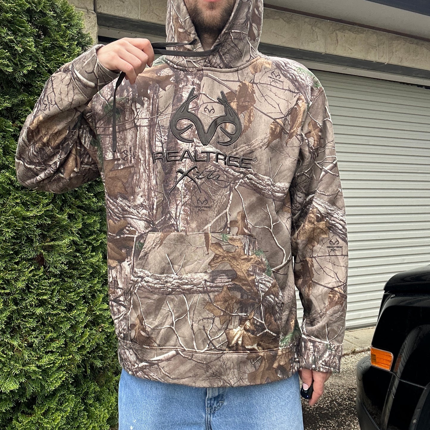 Vintage Realtree Camo Hoodie - XL