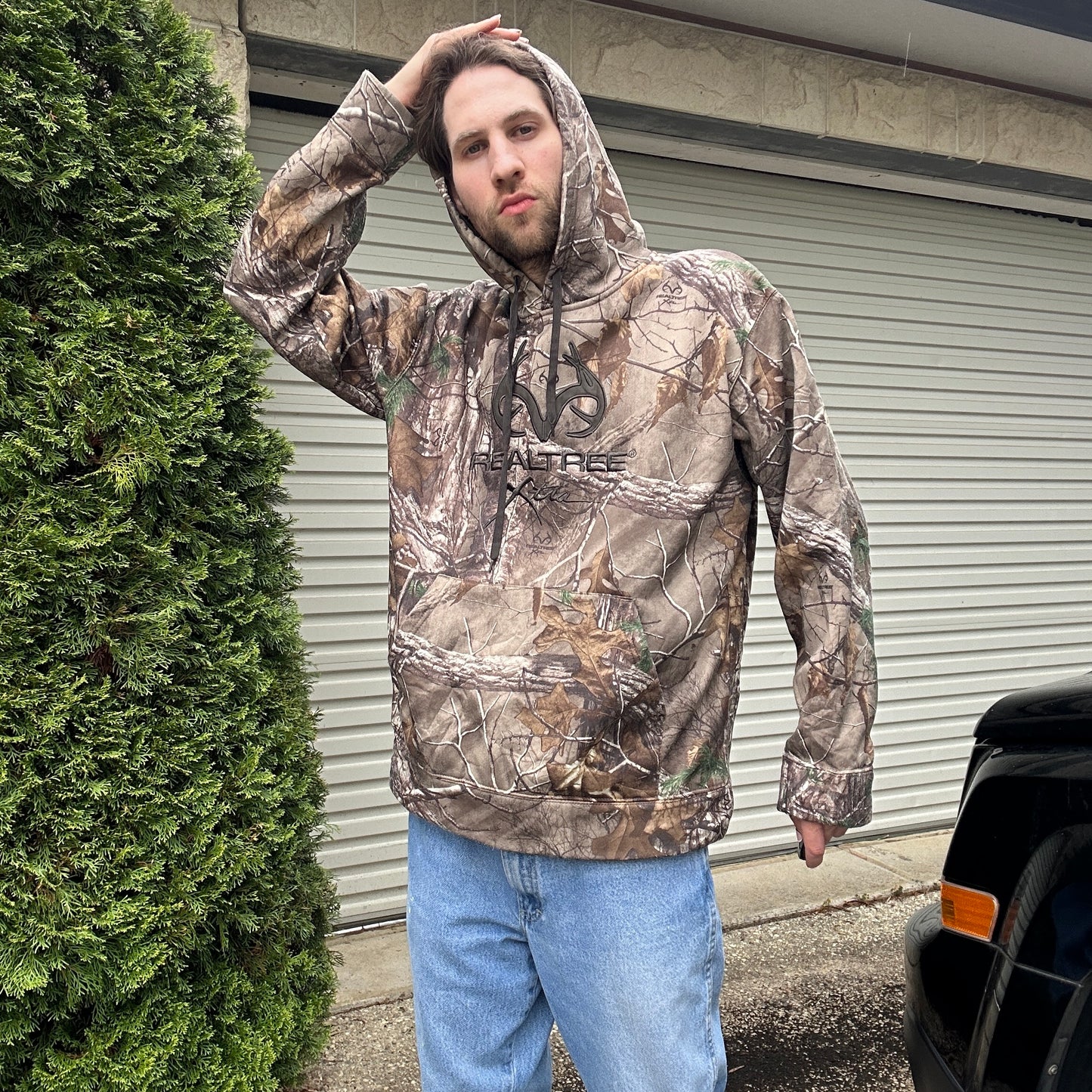 Vintage Realtree Camo Hoodie - XL