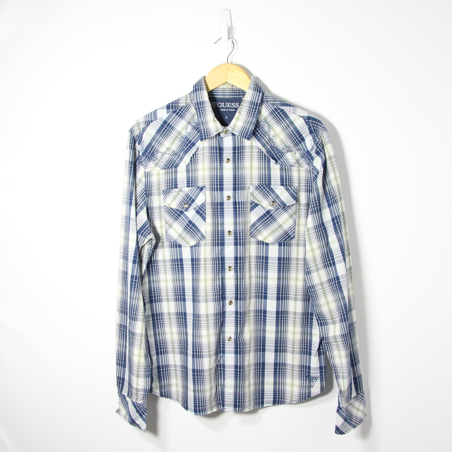 Vintage Guess Long Sleeve Button Up - L