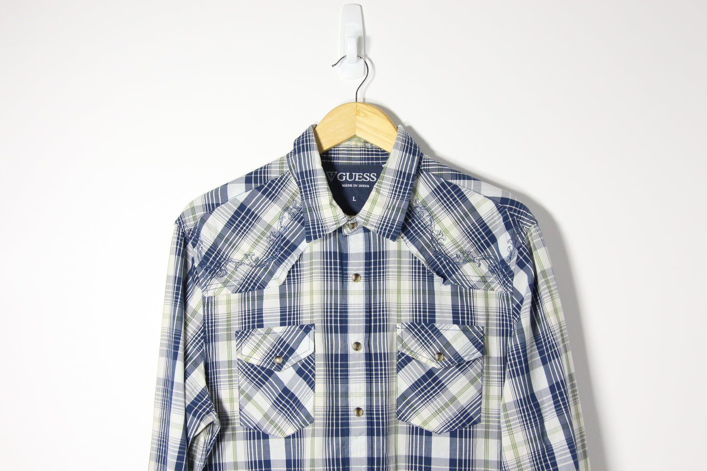 Vintage Guess Long Sleeve Button Up - L