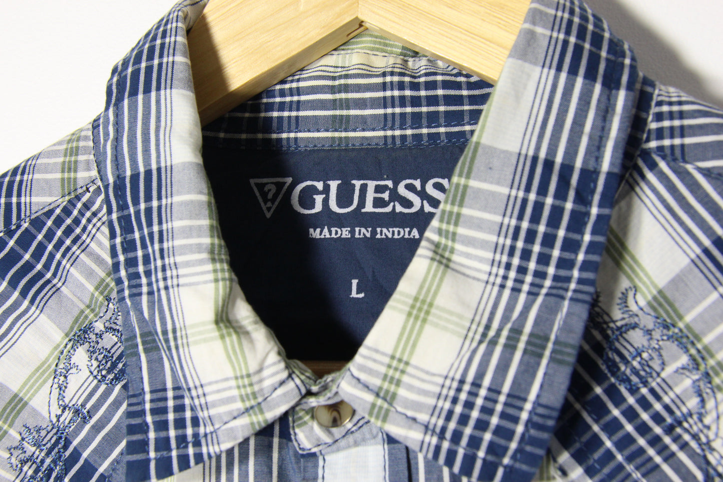 Vintage Guess Long Sleeve Button Up - L