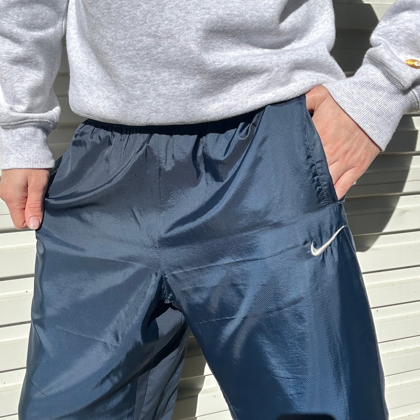 2000's Navy NIke Track Pants - L