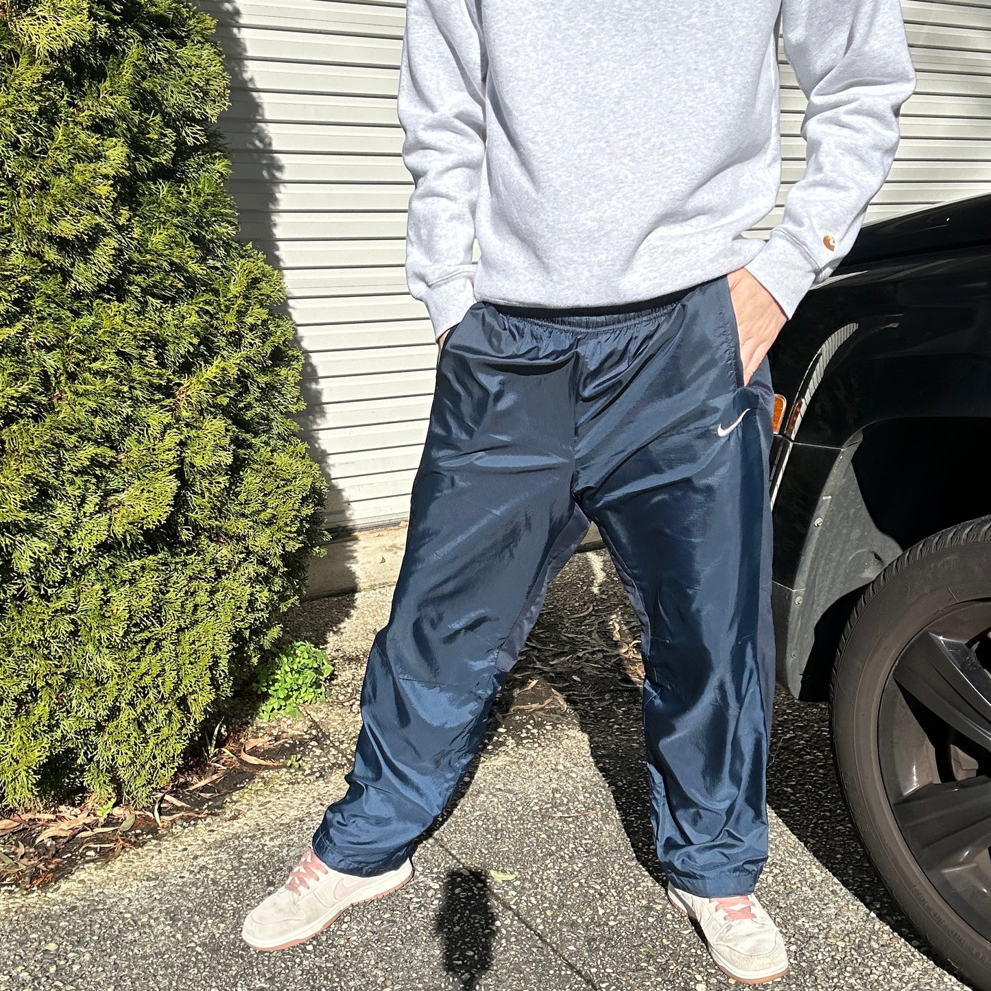 2000's Navy NIke Track Pants - L