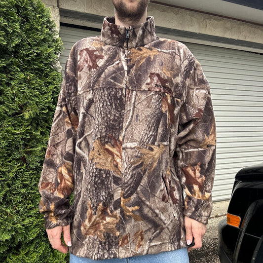 Vintage Winchester Camo Fleece - XL