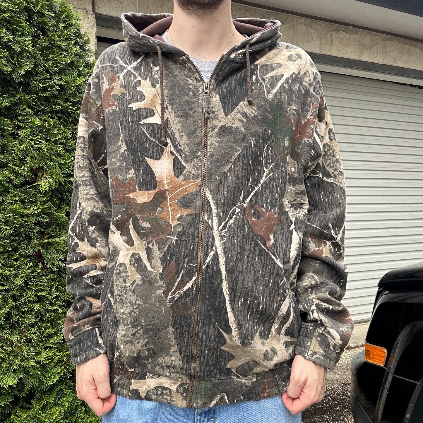 Vintage Oldmill Realtree Camo Hoodie - L