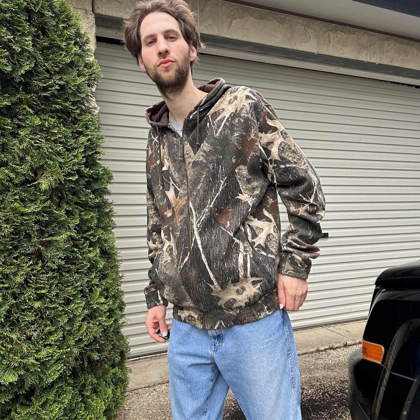 Vintage Oldmill Realtree Camo Hoodie - L