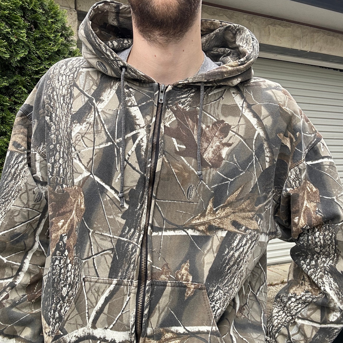 Vintage Realtree Camo Hoodie - L