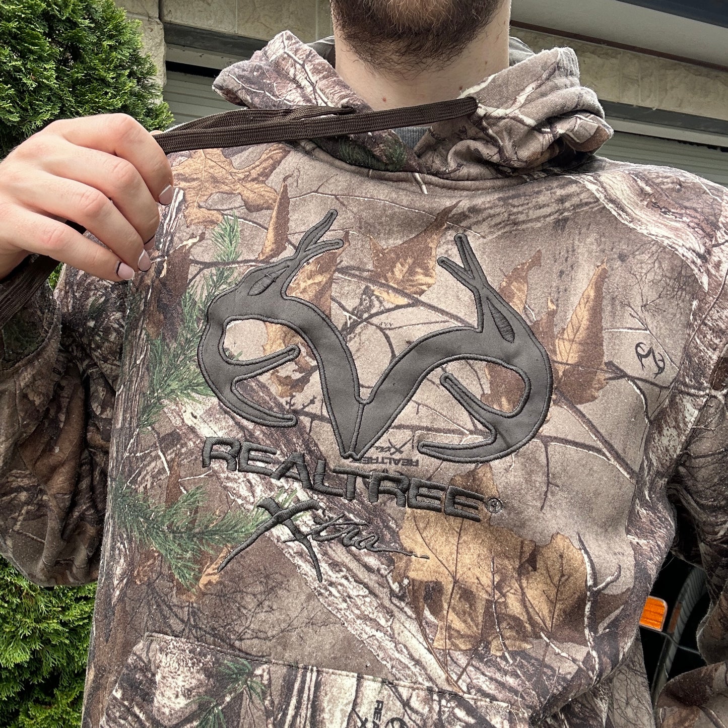 Vintage Realtree Camo Hoodie - L