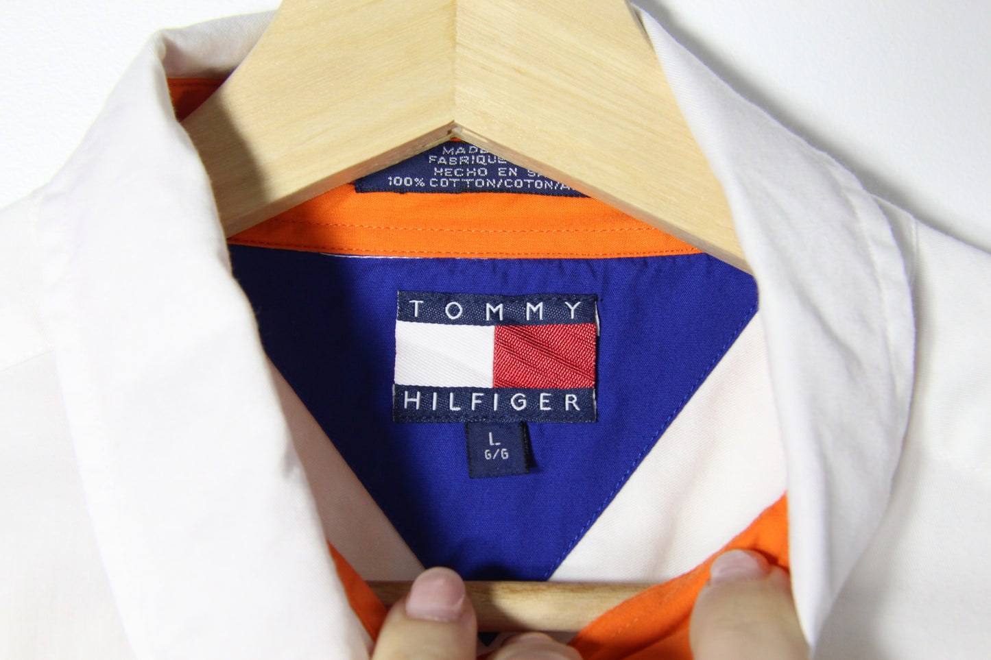 Vintage Tommy Hilfiger Long Sleeve Button Up - L