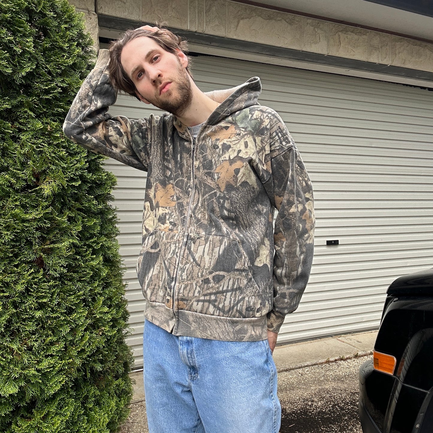 Vintage Realtree Camo Hoodie - M