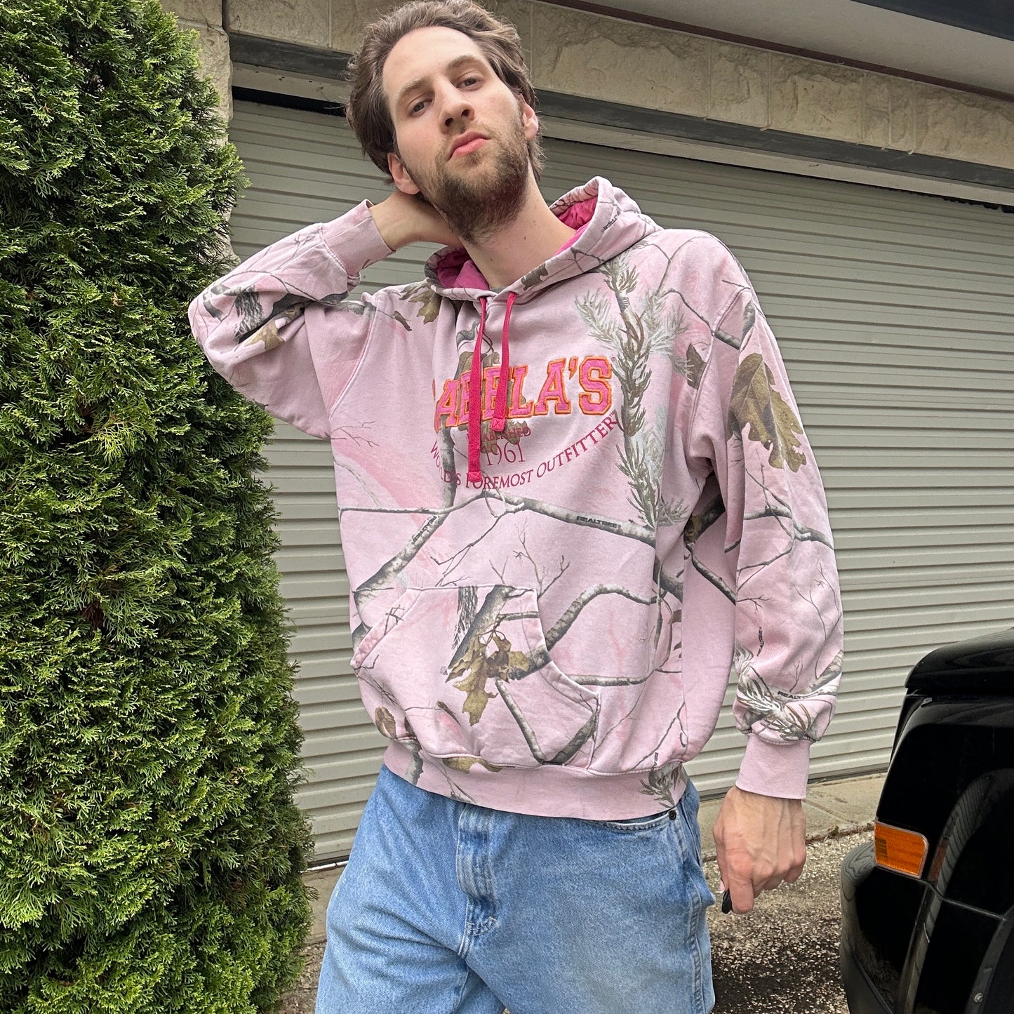 Vintage Cabela's Pink Camo Hoodie - XL(W)