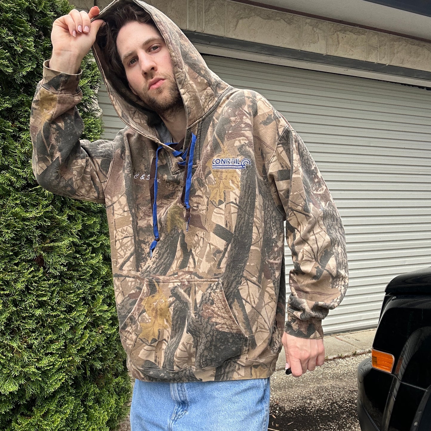 Vintage Realtree Camo Hoodie - XL