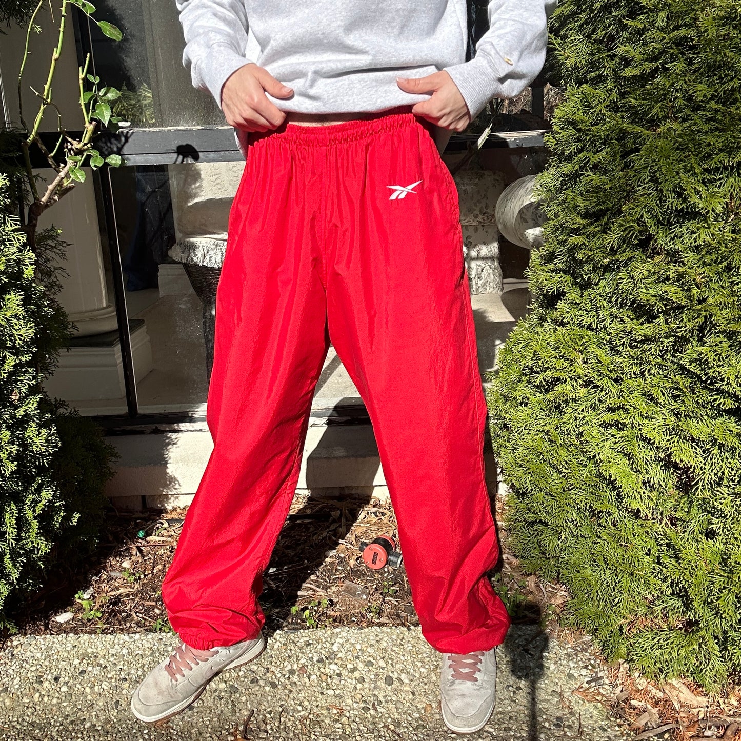 1990's Red Reebok Track Pants - L/XL