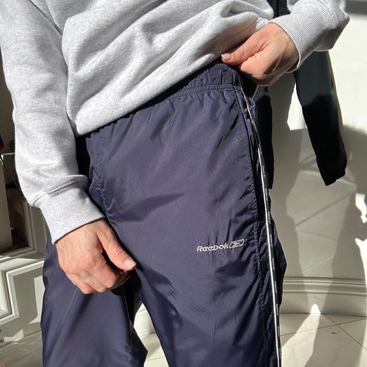 1990's Navy Reebok Track Pants - M