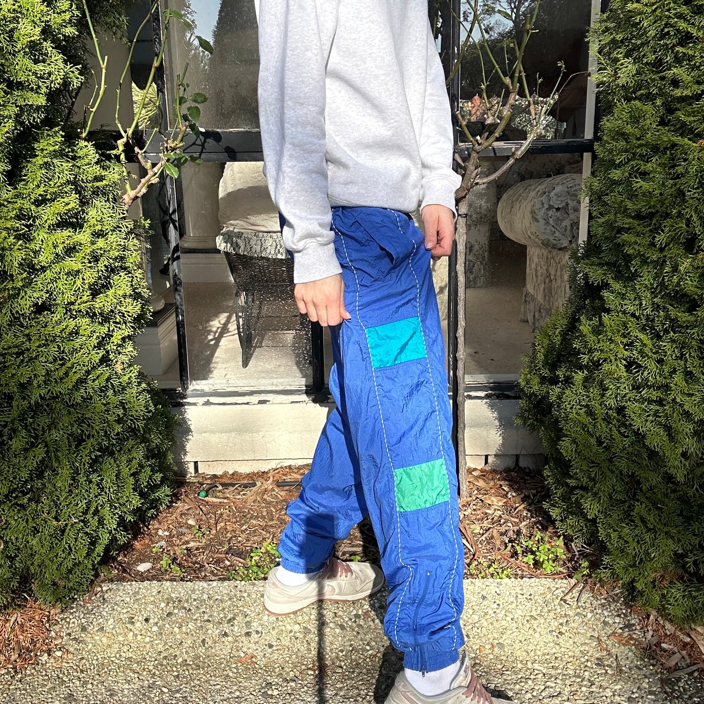 1990's Retro Blue Reebok Track Pants - XL