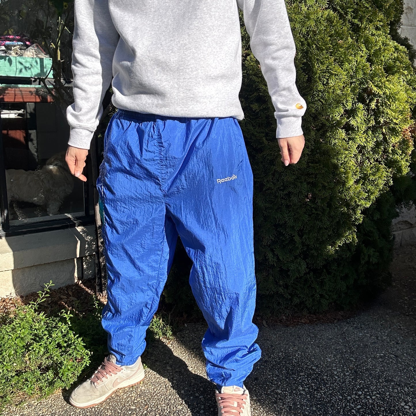 1990's Retro Blue Reebok Track Pants - XL