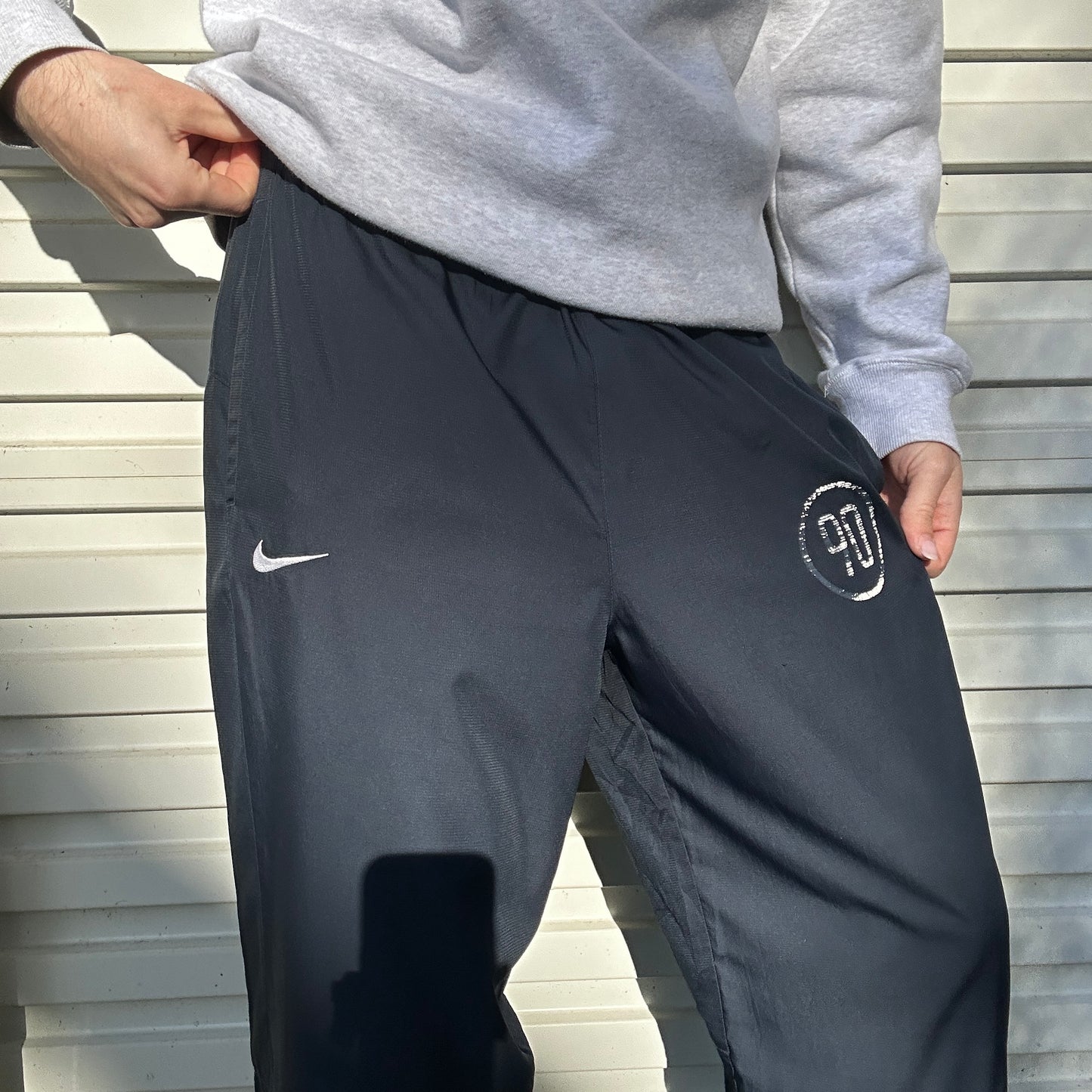 FOR DANIEL 2000's Navy Nike Track Pants - M