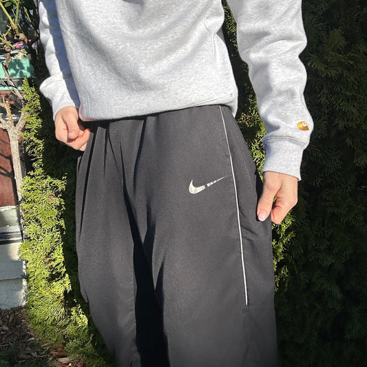 2000's Black Nike Track Pants - L/XL