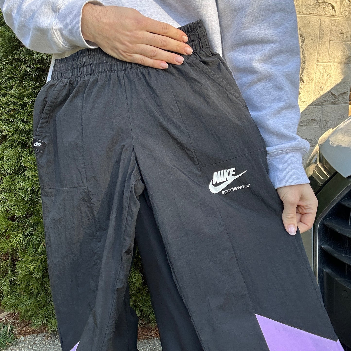 2000's Black Nike Track Pants -M/L(W)