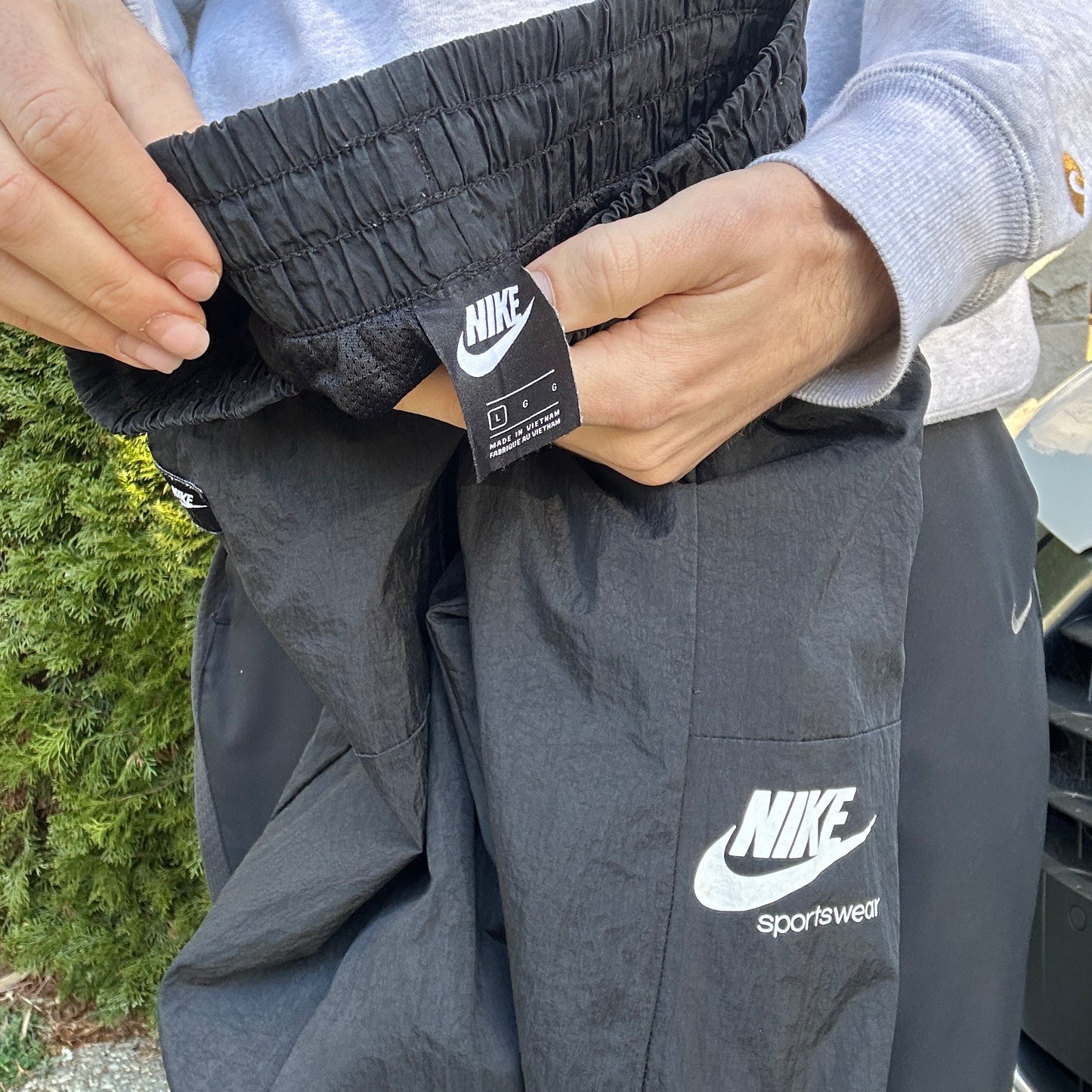 2000's Black Nike Track Pants -M/L(W)