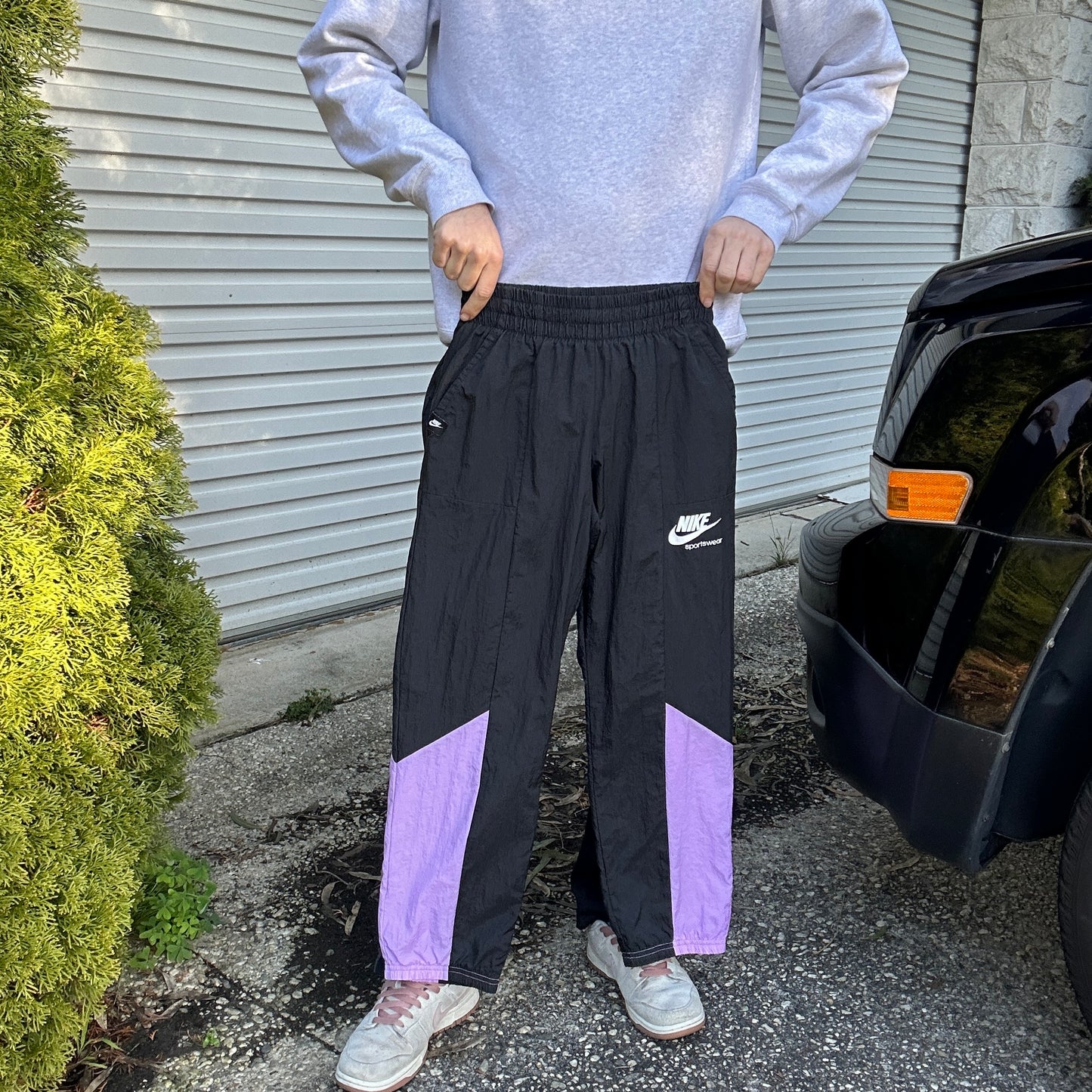 2000's Black Nike Track Pants -M/L(W)