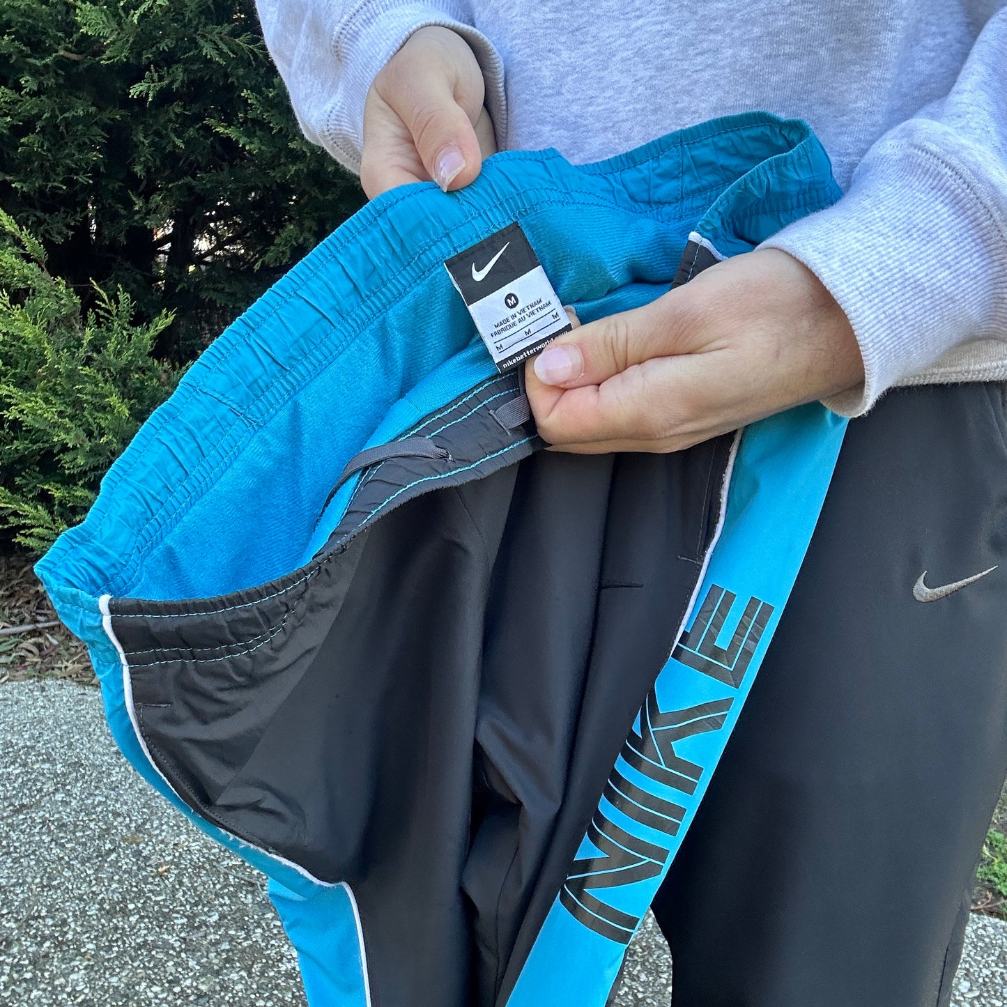 2000's Black Nike Track Pants - M(W)