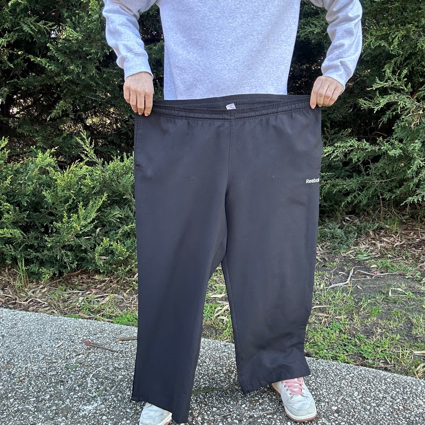 2000's Black Reebok Track Pants - XXL