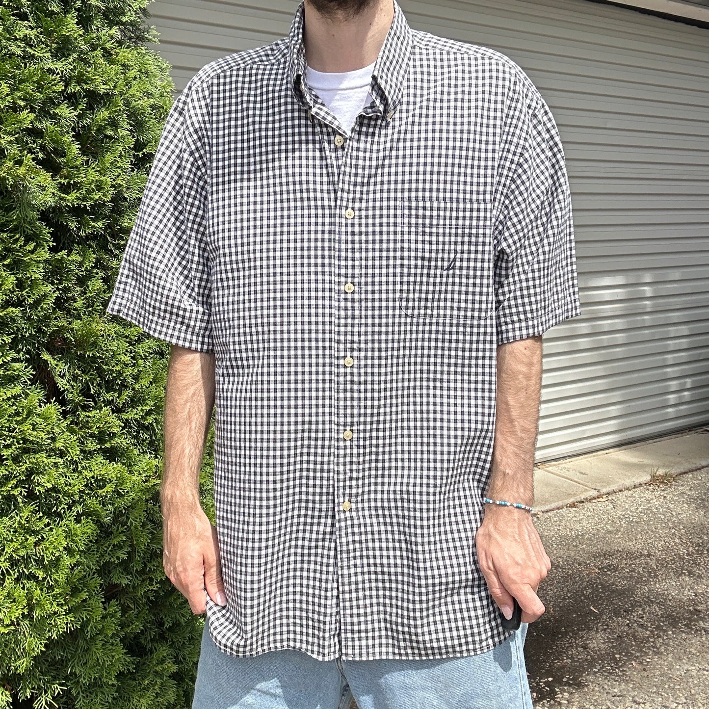 Vintage Nautica Button Up - XL