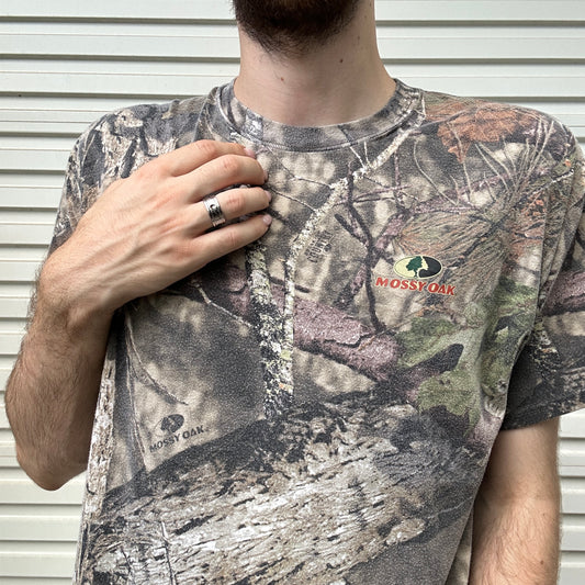 Vintage Mossy Oak Camo Tee - L (W)