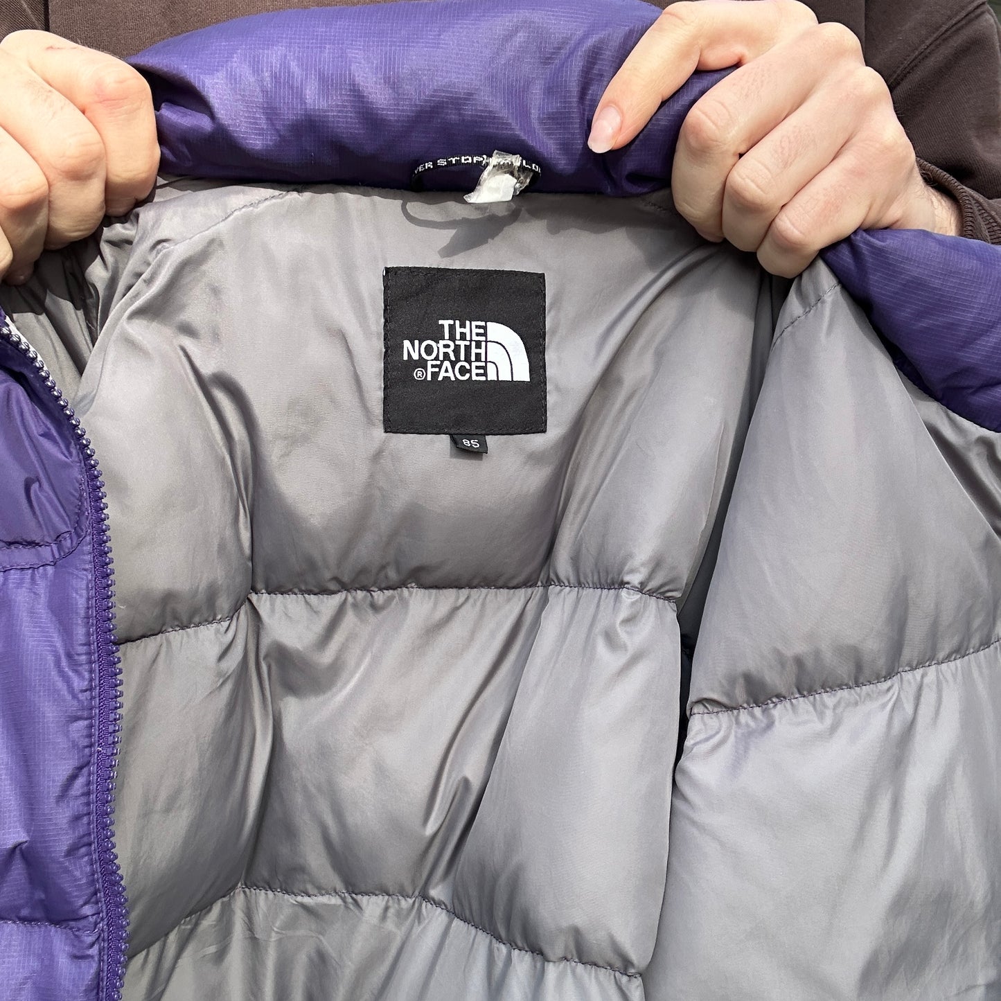 Vintage 2000's North Face Purple Puffer - M