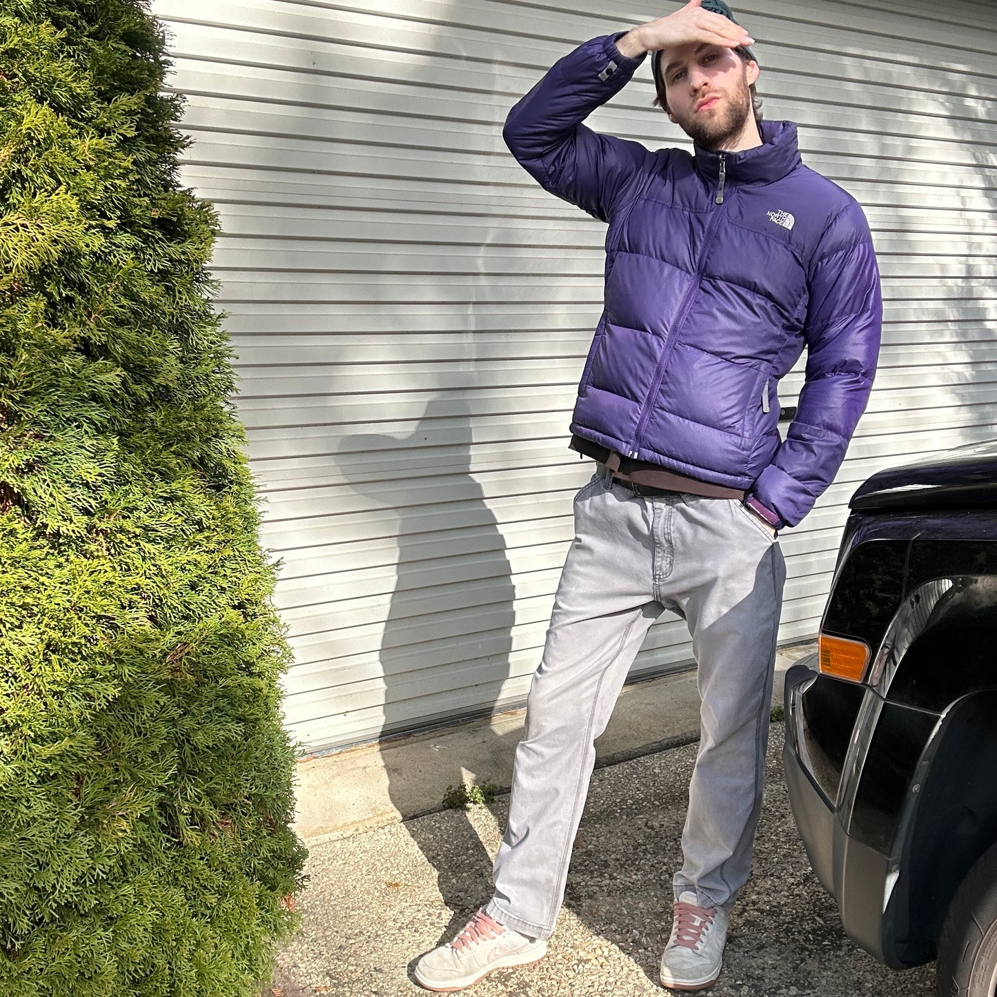 Vintage 2000's North Face Purple Puffer - M