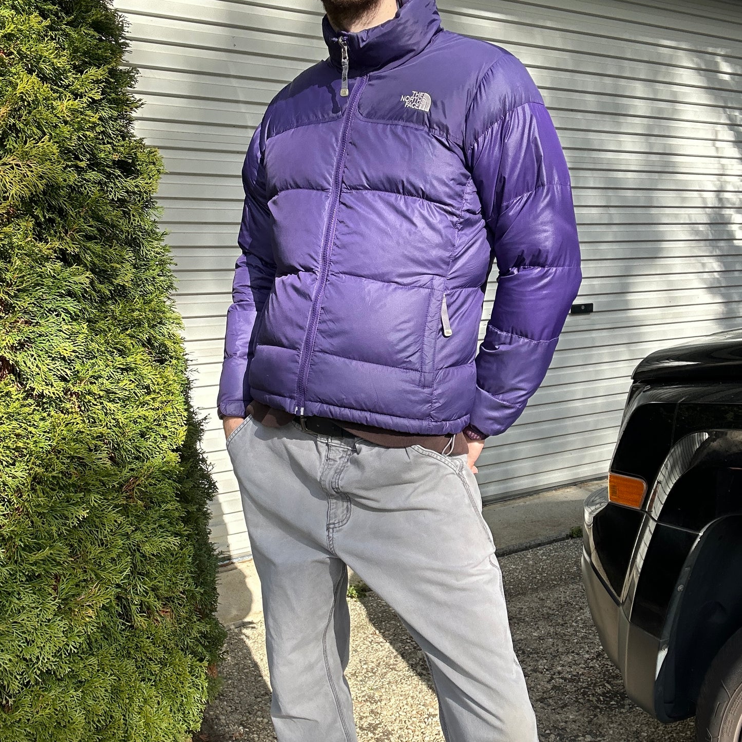 Vintage 2000's North Face Purple Puffer - M