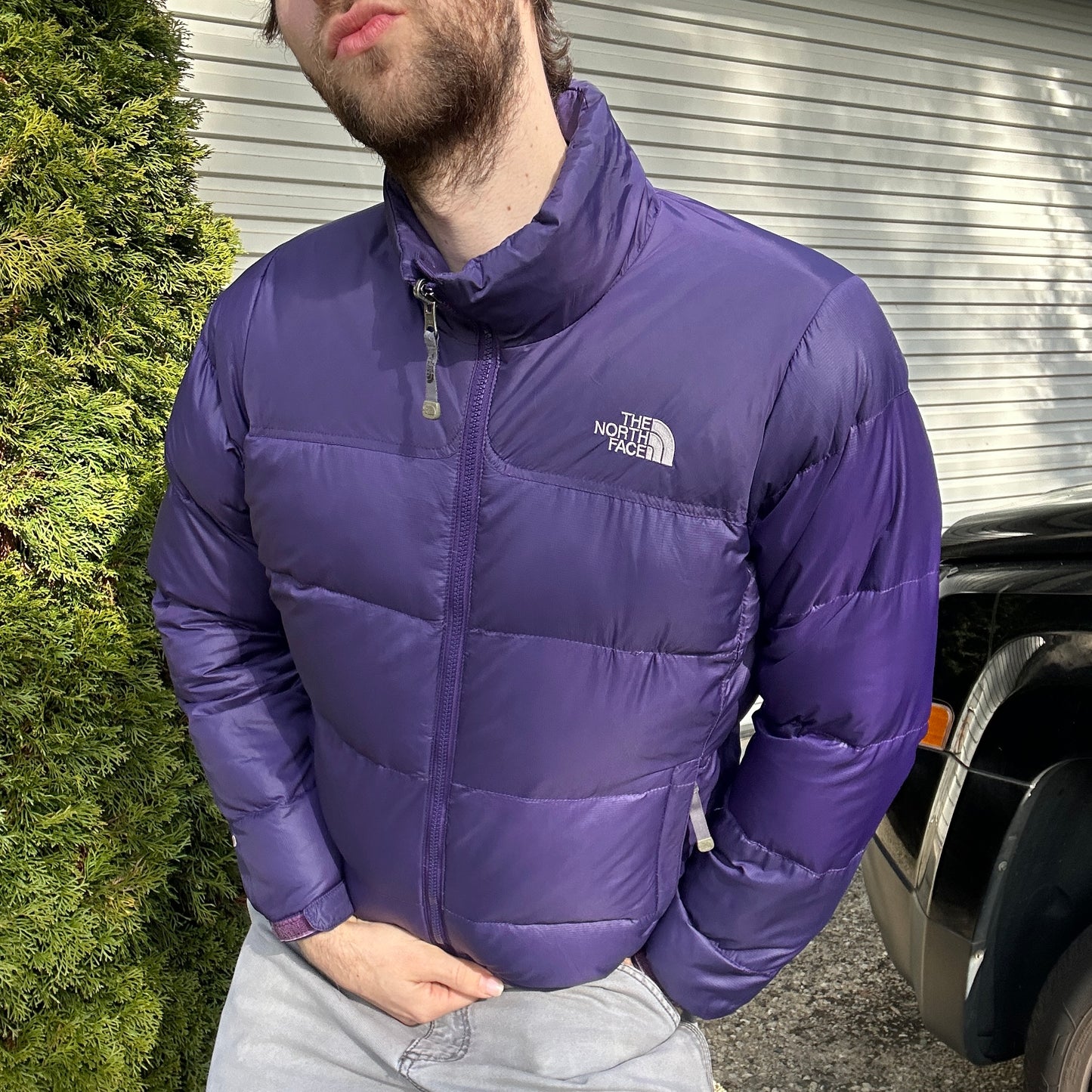 Vintage 2000's North Face Purple Puffer - M