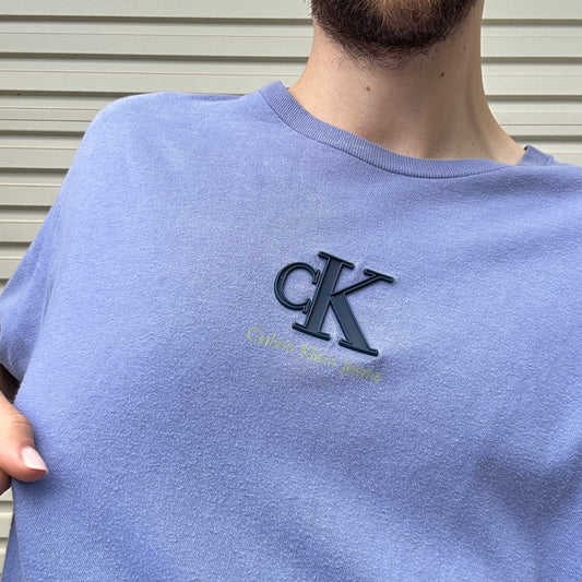 Vintage 90's CK Jeans Graphic Tee - L