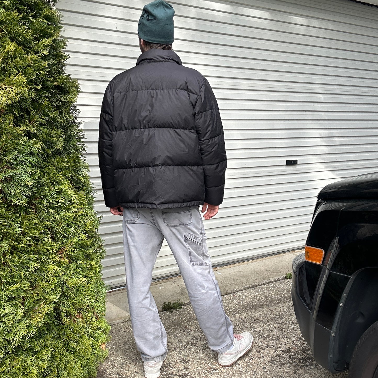 Vintage 2000's Black Adidas Puffer Jacket - L