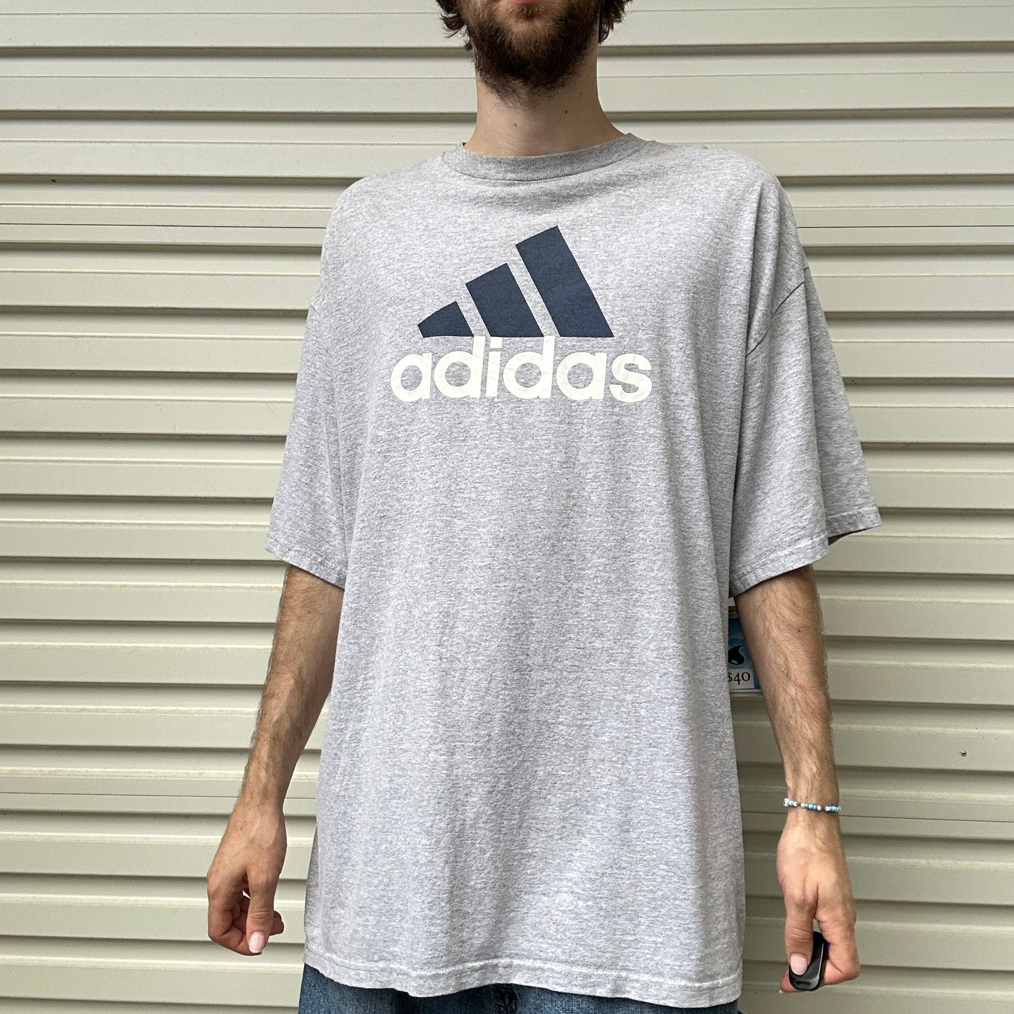 Vintage Adidas Graphic Tee - XL