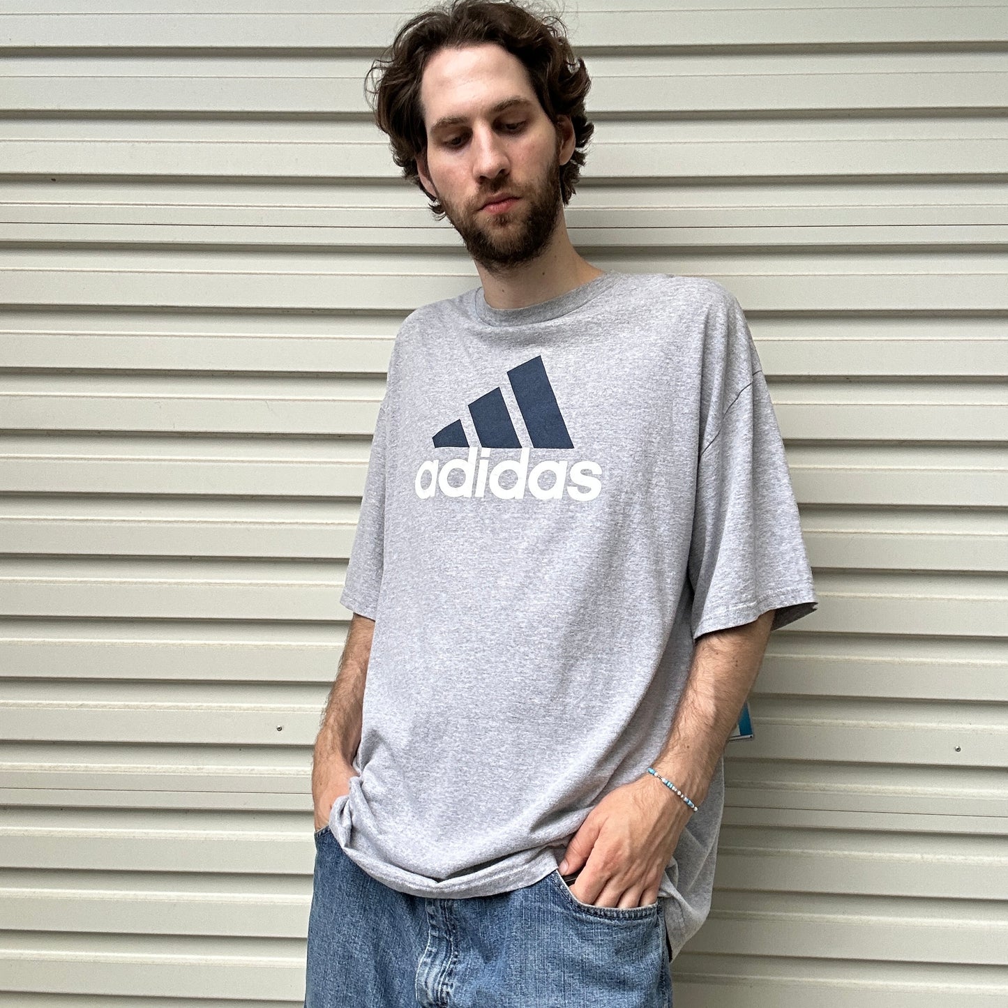 Vintage Adidas Graphic Tee - XL