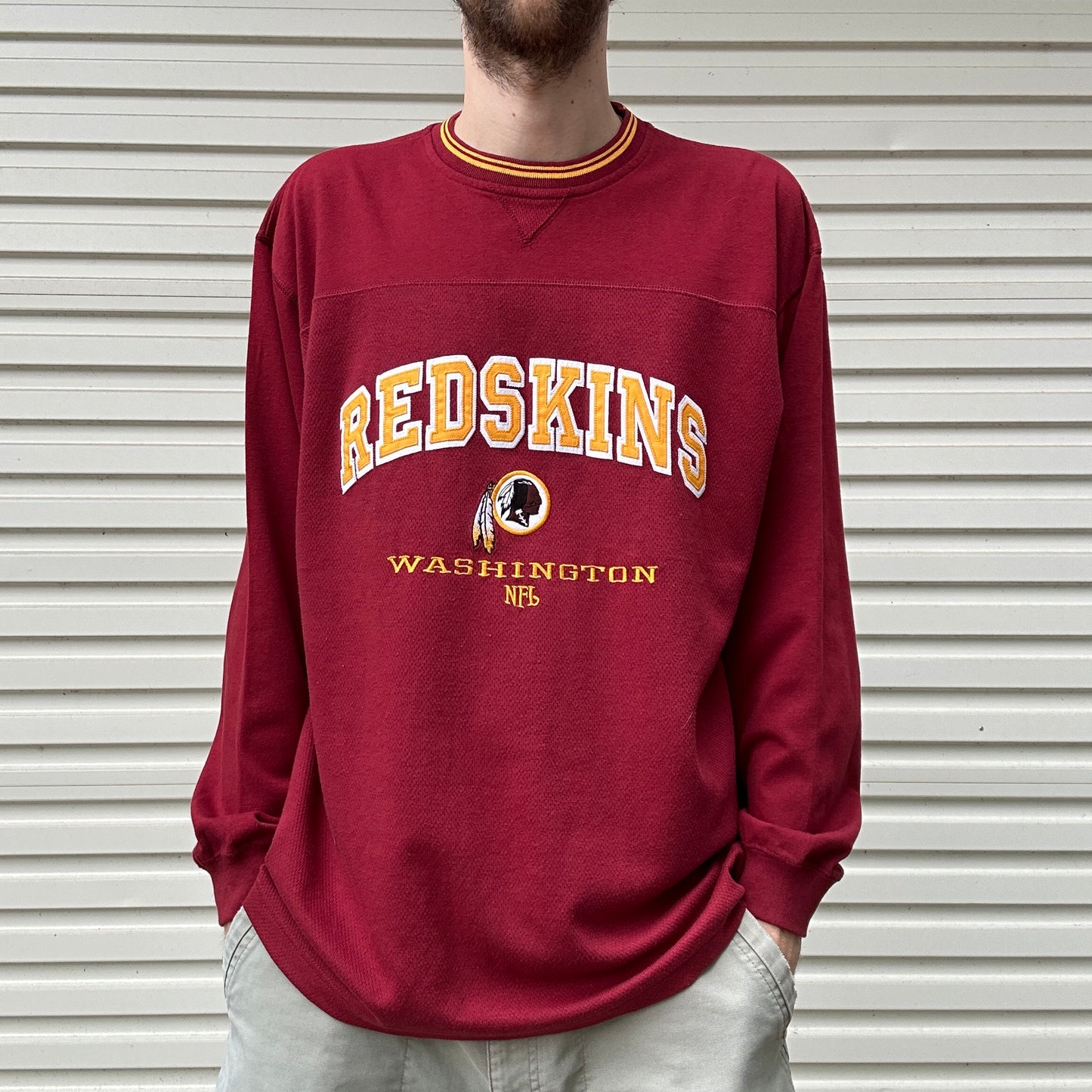 Vintage Redskins NFL Long Sleeve Tee - L