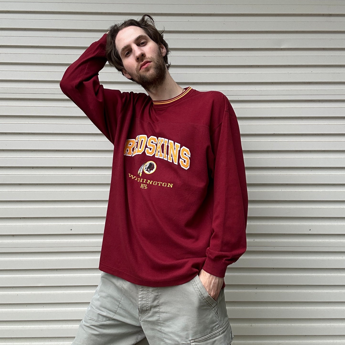 Vintage Redskins NFL Long Sleeve Tee - L