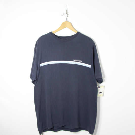 2000's Nautica Graphic Tee - L