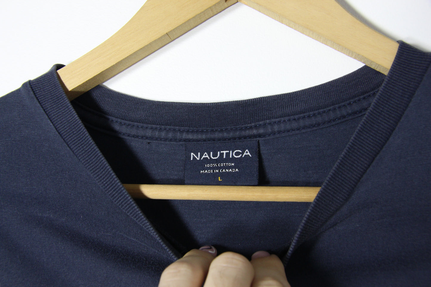 2000's Nautica Graphic Tee - L