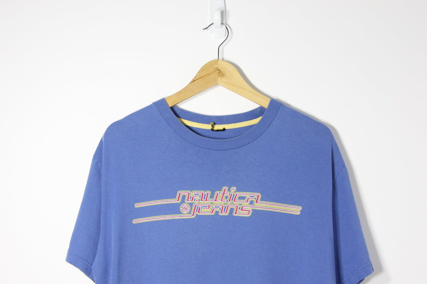 1990's Nautica Graphic Tee - L