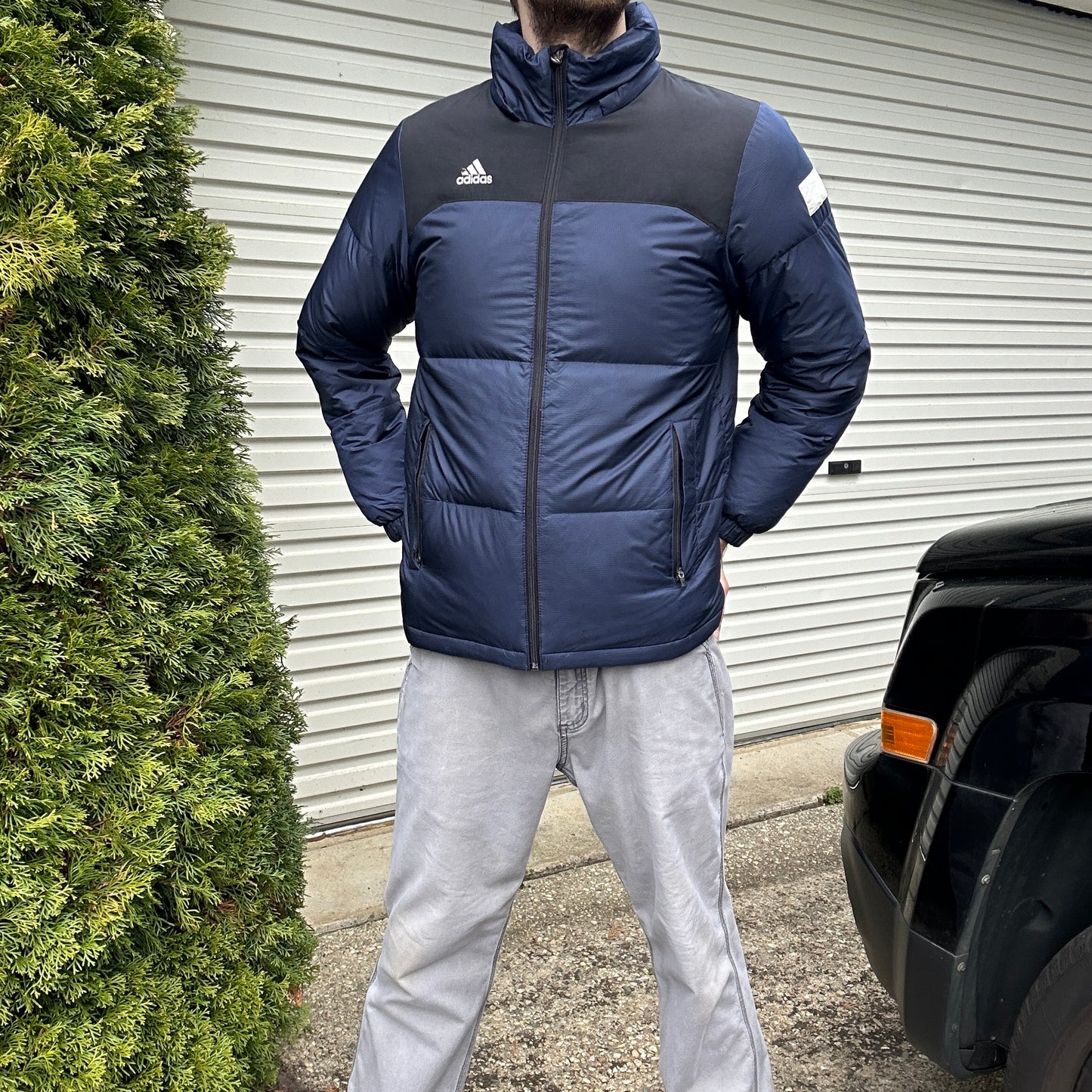 Vintage Adidas Puffer Jacket - M/L
