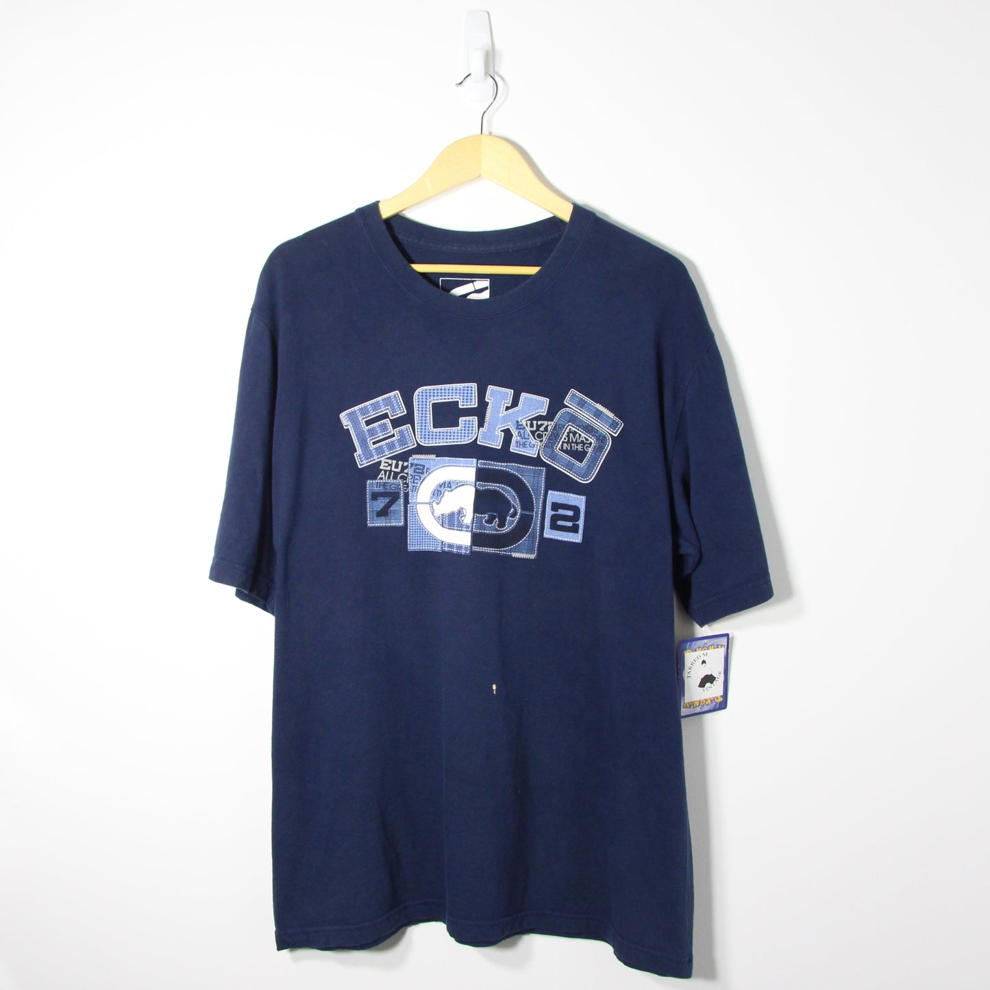 2000's Ecko Unltd Navy Skate Tee - XL