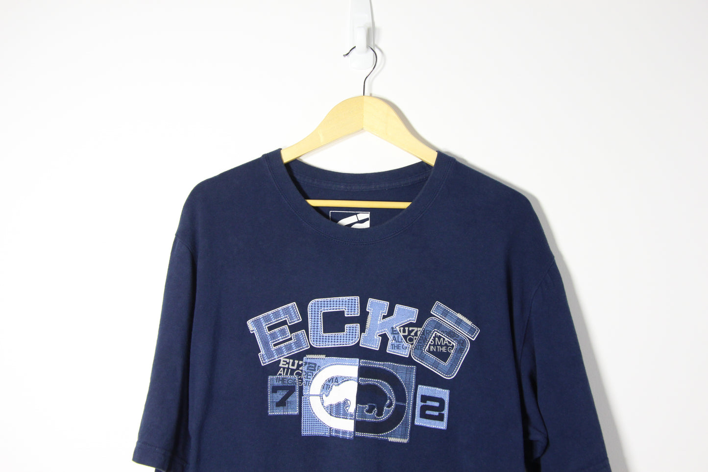 2000's Ecko Unltd Navy Skate Tee - XL