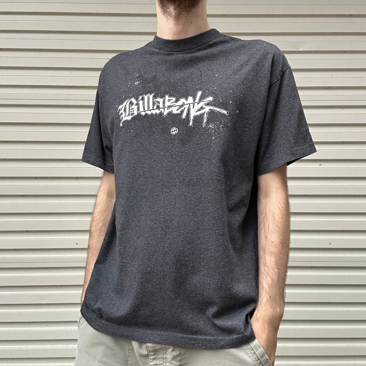 Vintage Grey Billabong Graphic Tee - L